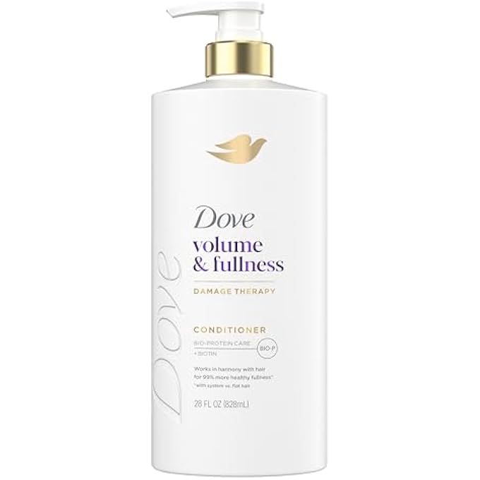 Dove CONDITIONER VOLUME & FULLNESS FOR FINE, THIN HAIR WITH LIQUID BIO-PROTEIN CARE TECHNOLOGY AND BIOTIN 28 FL OZ - Image 2